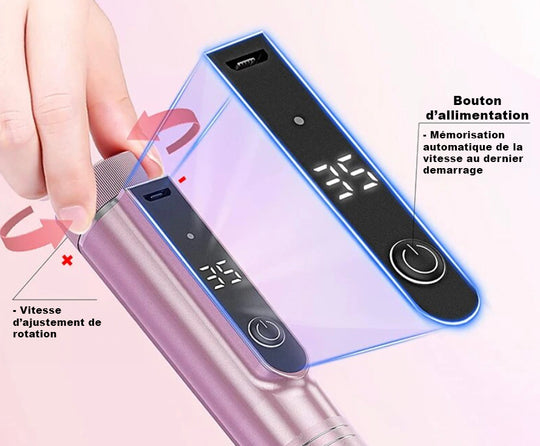 Ponceuse Ongle Rechargeable